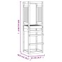 Douglasie Spielturm aus massivem Tannenholz 53x46,5x169 cm von , Schaukeln und Spielgeräte - Ref: Foro24-826578, Preis: 71,11...