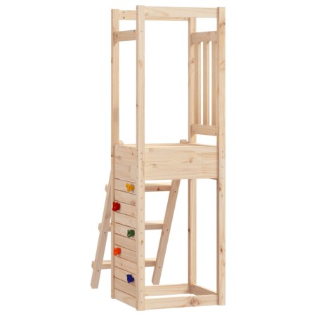 Parque infantil de madera maciza pino 53x46,5x169 cm