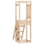 Solid pine wood playground 53x46.5x169 cm by , Swings and play structures - Ref: Foro24-826559, Price: 136,58 €, Discount: %