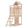 Parque infantil exterior madera maciza pino 52,5x110,5x214 cm