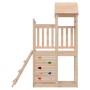 Parque infantil exterior madera maciza pino 52,5x110,5x214 cm