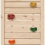Children's playhouse with climbing wall made of pine wood, 53x110.5x214 cm. by , Swings and play structures - Ref: Foro24-826...