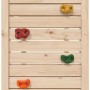 Kinderhaus mit Kletterwand Zirbenholz 53x110,5x214 cm von , Schaukeln und Spielgeräte - Ref: Foro24-826550, Preis: 225,17 €, ...