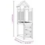 Children's playhouse with climbing wall made of pine wood, 53x110.5x214 cm. by , Swings and play structures - Ref: Foro24-826...