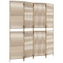 Vierschirm Paravent aus synthetischem Rattan in Beige von , Raumteiler - Ref: Foro24-365395, Preis: 115,52 €, Rabatt: %
