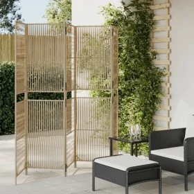 5-panel beige synthetic rattan room divider by , Room dividers - Ref: Foro24-365383, Price: 156,48 €, Discount: %
