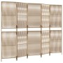 5-panel beige synthetic rattan room divider by , Room dividers - Ref: Foro24-365383, Price: 150,60 €, Discount: %