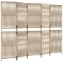 5-panel beige synthetic rattan room divider by , Room dividers - Ref: Foro24-365383, Price: 156,48 €, Discount: %