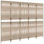 5-panel beige synthetic rattan room divider by , Room dividers - Ref: Foro24-365383, Price: 150,60 €, Discount: %
