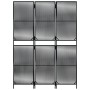 Biombo de 3 paneles ratán sintético negro de , Divisores de ambientes - Ref: Foro24-365388, Precio: 85,79 €, Descuento: %