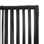 Biombo de 3 paneles ratán sintético negro de , Divisores de ambientes - Ref: Foro24-365388, Precio: 85,79 €, Descuento: %