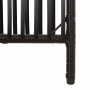 Biombo de 3 paneles ratán sintético negro de , Divisores de ambientes - Ref: Foro24-365388, Precio: 85,79 €, Descuento: %