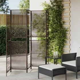 5-teiliger brauner Bildschirm aus synthetischem Rattan von , Raumteiler - Ref: Foro24-365381, Preis: 156,48 €, Rabatt: %