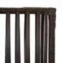 5-panel brown synthetic rattan screen by , Room dividers - Ref: Foro24-365381, Price: 156,48 €, Discount: %