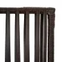 Fünfteiliger Paravent aus braunem synthetischem Rattan. von , Raumteiler - Ref: Foro24-365397, Preis: 148,38 €, Rabatt: %