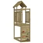 Children's playhouse with climbing wall made of pine wood, 53x110.5x214 cm. by , Swings and play structures - Ref: Foro24-826...