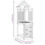 Children's playhouse with climbing wall made of pine wood, 53x110.5x214 cm. by , Swings and play structures - Ref: Foro24-826...