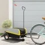 Remolque para bicicleta hierro negro y amarillo 30 kg by , Bicycle trailers - Ref: Foro24-94057, Price: 76,23 €, Discount: %