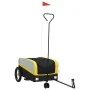 Remolque para bicicleta hierro negro y amarillo 30 kg by , Bicycle trailers - Ref: Foro24-94057, Price: 76,23 €, Discount: %