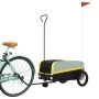 Remolque para bicicleta hierro negro y amarillo 30 kg by , Bicycle trailers - Ref: Foro24-94057, Price: 76,23 €, Discount: %