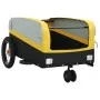 Remolque para bicicleta hierro negro y amarillo 30 kg by , Bicycle trailers - Ref: Foro24-94057, Price: 76,23 €, Discount: %