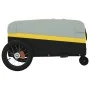 Remolque para bicicleta hierro negro y amarillo 30 kg by , Bicycle trailers - Ref: Foro24-94057, Price: 76,23 €, Discount: %