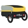 Remolque para bicicleta hierro negro y amarillo 30 kg by , Bicycle trailers - Ref: Foro24-94057, Price: 76,23 €, Discount: %