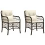 Gartenstühle mit Kissen 2 Einheiten synthetisches Rattan braun von , Gartenstühle - Ref: Foro24-365154, Preis: 187,62 €, Raba...