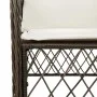 Garden chairs with cushions, 2 units, synthetic brown rattan by , Garden chairs - Ref: Foro24-365154, Price: 187,62 €, Discou...