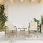 Sillones de jardín con cojines 2 uds ratán sintético beige de , Sillas de jardín - Ref: Foro24-365156, Precio: 192,90 €, Desc...