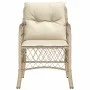 Garden armchairs with cushions 2 units synthetic rattan beige by , Garden chairs - Ref: Foro24-365156, Price: 249,13 €, Disco...
