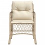 Sillones de jardín con cojines 2 uds ratán sintético beige de , Sillas de jardín - Ref: Foro24-365156, Precio: 192,90 €, Desc...