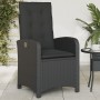 Gartensessel mit Kissen synthetisches Rattan schwarz von , Gartenstühle - Ref: Foro24-365161, Preis: 116,37 €, Rabatt: %