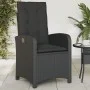 Gartensessel mit Kissen synthetisches Rattan schwarz von , Gartenstühle - Ref: Foro24-365161, Preis: 128,21 €, Rabatt: %