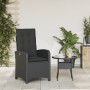 Gartensessel mit Kissen synthetisches Rattan schwarz von , Gartenstühle - Ref: Foro24-365161, Preis: 116,37 €, Rabatt: %