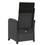 Gartensessel mit Kissen synthetisches Rattan schwarz von , Gartenstühle - Ref: Foro24-365161, Preis: 116,37 €, Rabatt: %