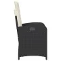 Garten Liegesessel Kissen 2 Stück synthetisches Rattan schwarz von , Gartenstühle - Ref: Foro24-365168, Preis: 227,12 €, Raba...