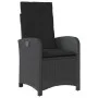 Table and chairs with cushions 3 pieces black synthetic rattan by , Garden sets - Ref: Foro24-365177, Price: 319,94 €, Discou...