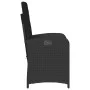 Tisch und Stühle mit Kissen, 3 Stück, schwarzes synthetisches Rattan von , Gartensets - Ref: Foro24-365177, Preis: 319,94 €, ...