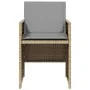 Garden armchairs with 4 synthetic rattan beige mix cushions by , Garden chairs - Ref: Foro24-364938, Price: 206,16 €, Discoun...