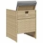 Garden armchairs with 4 synthetic rattan beige mix cushions by , Garden chairs - Ref: Foro24-364938, Price: 206,16 €, Discoun...