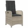 Garden chairs and table 3 pieces synthetic rattan gray cushion by , Garden sets - Ref: Foro24-365182, Price: 324,57 €, Discou...