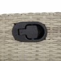 Garden chairs and table 3 pieces synthetic rattan gray cushion by , Garden sets - Ref: Foro24-365182, Price: 270,01 €, Discou...