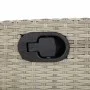 Garden chairs and table 3 pieces synthetic rattan gray cushion by , Garden sets - Ref: Foro24-365182, Price: 324,57 €, Discou...