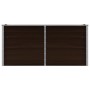 Braunes Blumenbeet aus verzinktem Stahl, 160 x 40 x 77 cm von vidaXL, Töpfe und Pflanzgefäße - Ref: Foro24-45717, Preis: 68,5...
