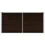 Braunes Blumenbeet aus verzinktem Stahl, 160 x 40 x 77 cm von vidaXL, Töpfe und Pflanzgefäße - Ref: Foro24-45717, Preis: 68,5...