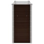 Braunes Blumenbeet aus verzinktem Stahl, 160 x 40 x 77 cm von vidaXL, Töpfe und Pflanzgefäße - Ref: Foro24-45717, Preis: 68,5...