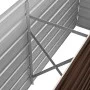 Braunes Blumenbeet aus verzinktem Stahl, 160 x 40 x 77 cm von vidaXL, Töpfe und Pflanzgefäße - Ref: Foro24-45717, Preis: 68,5...