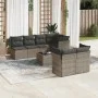 Set de sofás de jardín 8 pzas y cojines ratán sintético gris de , Conjuntos de jardín - Ref: Foro24-3249139, Precio: 490,51 €...