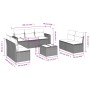 Juego de sofás de jardín con cojines beige 8 pzas ratán PE by , Modular outdoor sofas - Ref: Foro24-3251175, Price: 535,84 €,...